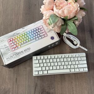 Razer Huntsman Mini 60% Mercury White RGB Keyboard